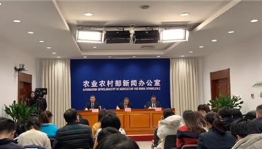在農業農村部的新聞發布會上，執行總裁李全如此說：