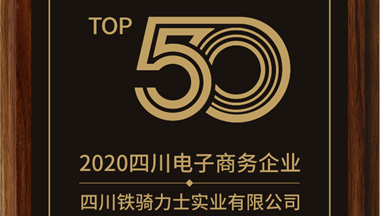鐵騎力士集團(tuán)入選2020年度四川省電子商務(wù)企業(yè)50強(qiáng)